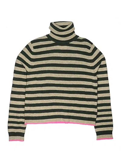 Pre-owned Jumper 1234 Kids' Cashmere Pullover Sweater In Green