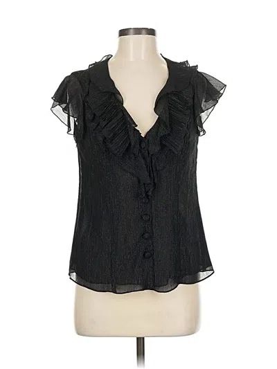 Pre-owned Nanette Lepore Sleeveless Blouse In Black