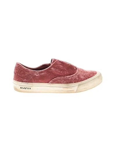 Pre-owned Seavees Flats In Pink