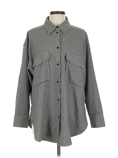 Pre-owned H&m Fleece Jacket In Gray