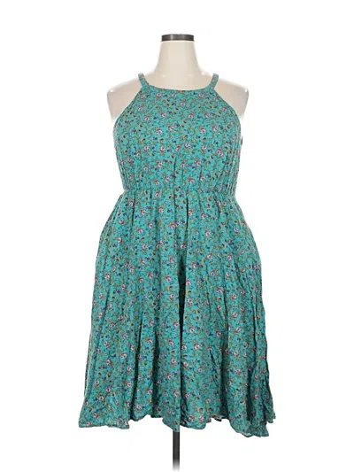 Pre-owned Torrid Casual Dress In Blue