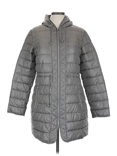 Pre-owned Kenneth Cole New York Coat In Gray