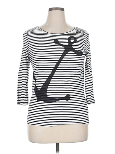 Pre-owned The Limited Outlet 3/4 Sleeve T-shirt In Silver