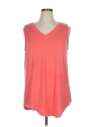 Pre-owned Zenana Sleeveless T-shirt In Orange