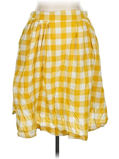Pre-owned Emily And Fin Casual Skirt In Yellow