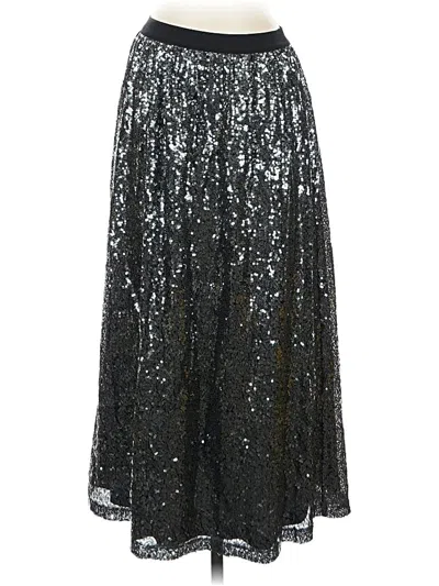 Pre-owned Dr2 Formal Skirt In Silver