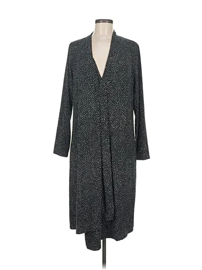 Pre-owned Jjill Casual Dress In Gray