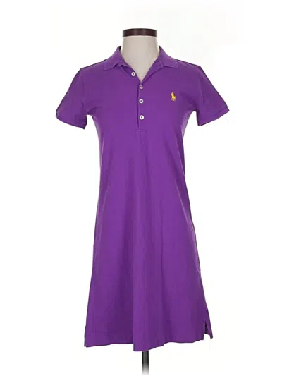 Pre-owned Ralph Lauren Sport Casual Dress In Purple