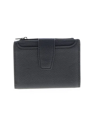 Pre-owned Unbranded Leather Wallet In Black