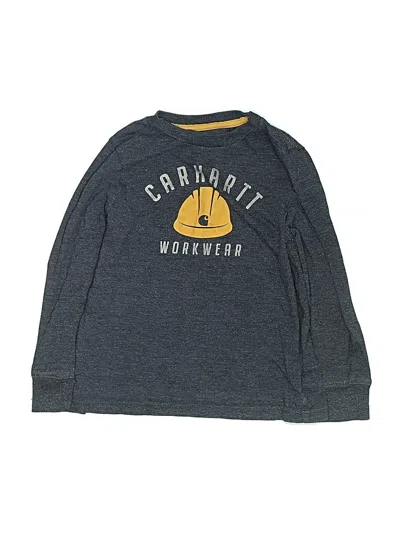 Pre-owned Carhartt Kids' Long Sleeve T-shirt In Gray