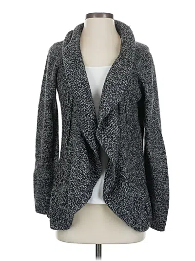 Pre-owned Karen Scott Cardigan Sweater In Gray
