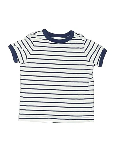 Pre-owned Hanna Andersson Kids' Short Sleeve T-shirt In White