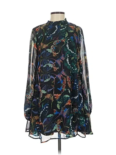 Pre-owned Show Me Your Mumu Cocktail Dress In Blue