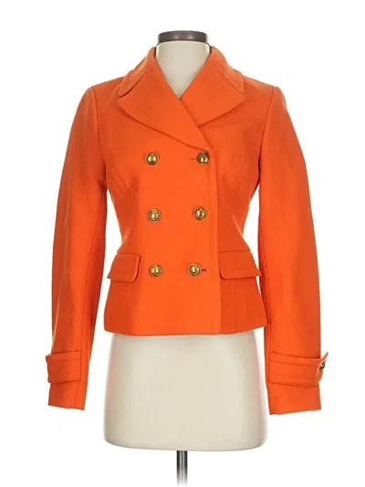 Pre-owned Banana Republic Coat In Orange