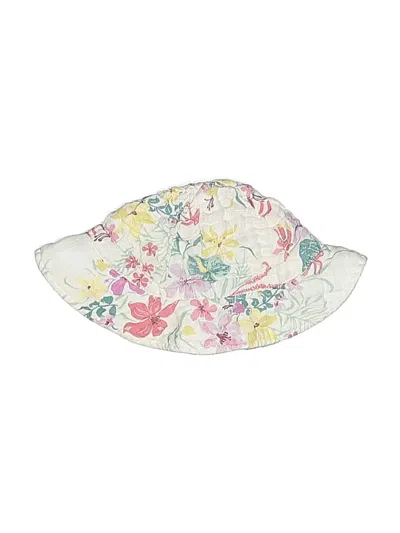 Pre-owned Angel Dear Babies' Bucket Hat In White