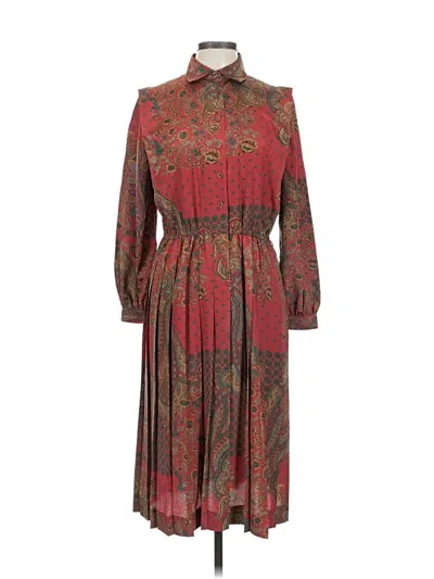 Pre-owned Schrader Sports Casual Dress In Red