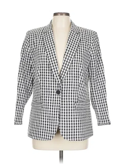 Pre-owned Laundry By Shelli Segal Blazer Jacket In White