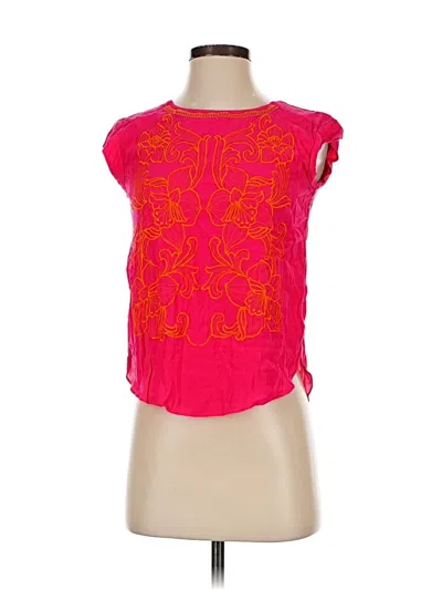 Pre-owned Maeve Sleeveless Blouse In Pink