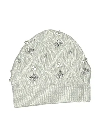 Pre-owned White House Black Market Beanie Hat In Gray