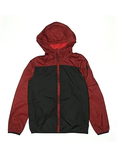 Pre-owned Under Armour Kids' Windbreaker Jacket In Red