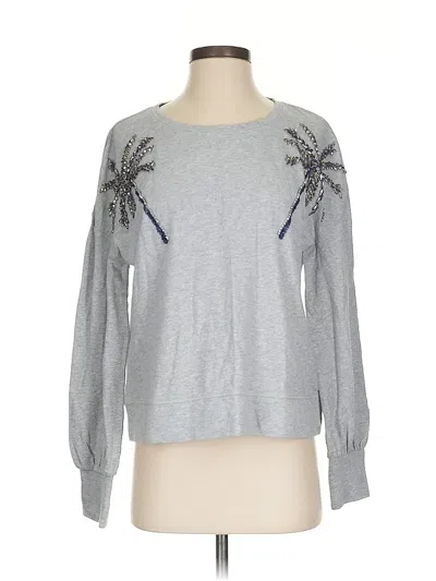 Pre-owned Lilly Pulitzer Long Sleeve T-shirt In Silver