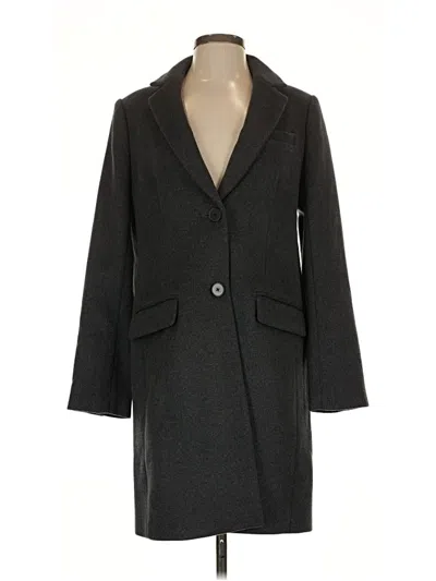 Pre-owned Lark & Ro Coat In Gray
