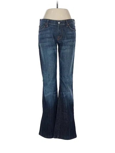 Pre-owned 7 For All Mankind Jeans In Blue