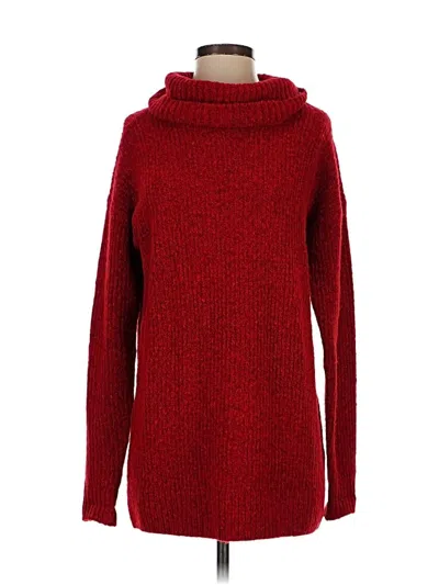 Pre-owned Style & Co Turtleneck Sweater In Red