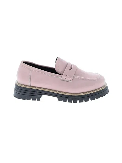 Pre-owned Unbranded Flats In Pink
