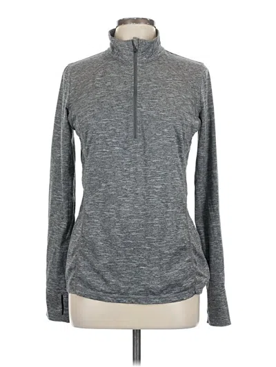 Pre-owned Xersion Fleece Jacket In Gray