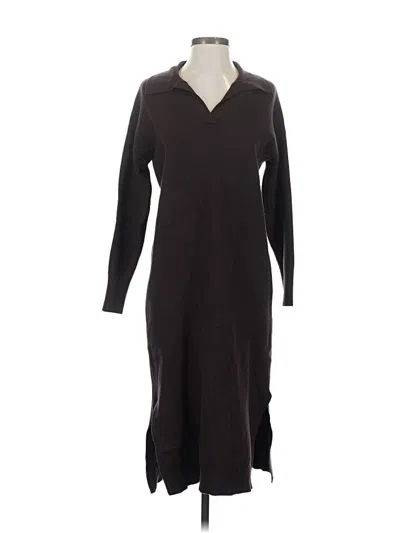 Pre-owned Tahari Casual Dress In Brown
