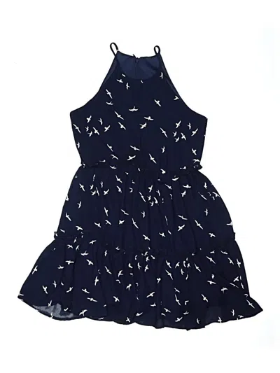Pre-owned Un Deux Trois Kids' Dress In Blue