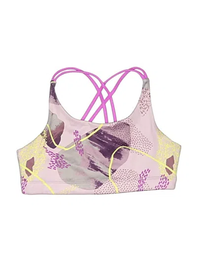 Pre-owned Athleta Girl Kids' Tank Top Pink Halter Neckline Tops