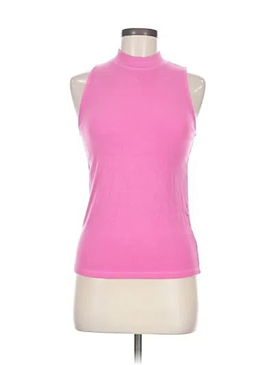 Pre-owned Velvet By Graham & Spencer Sleeveless T-shirt In Pink