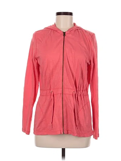 Pre-owned Caribbean Joe Zip Up Hoodie In Pink