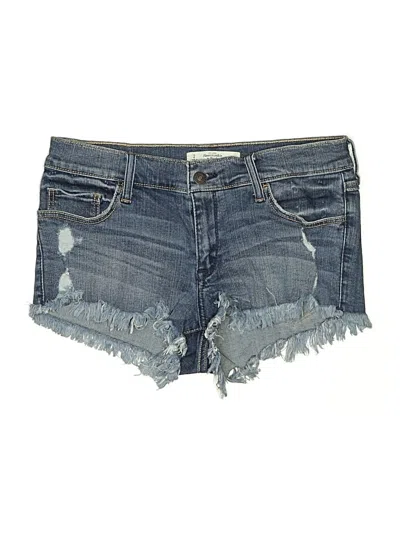 Pre-owned Abercrombie & Fitch Denim Shorts In Blue