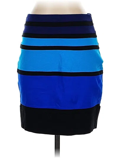 Pre-owned Express Casual Skirt In Blue