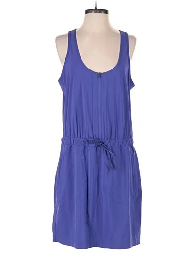 Pre-owned Athleta Romper In Blue
