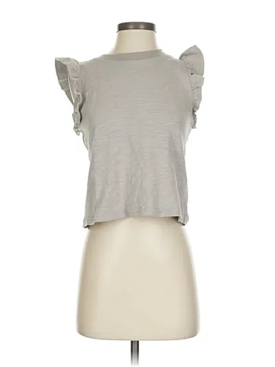 Pre-owned Miou Muse Sleeveless T-shirt In Gray