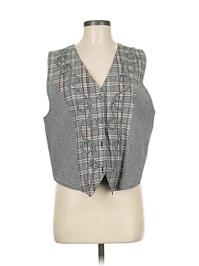 Pre-owned Paul Harris Design Vest In Gray