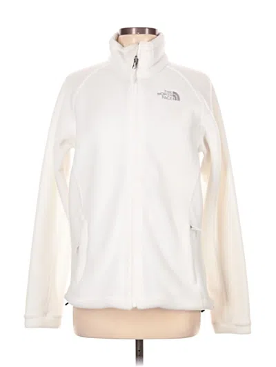 Pre-owned The North Face Fleece Jacket In White