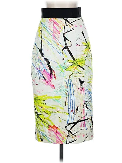 Pre-owned Milly Casual Skirt In White