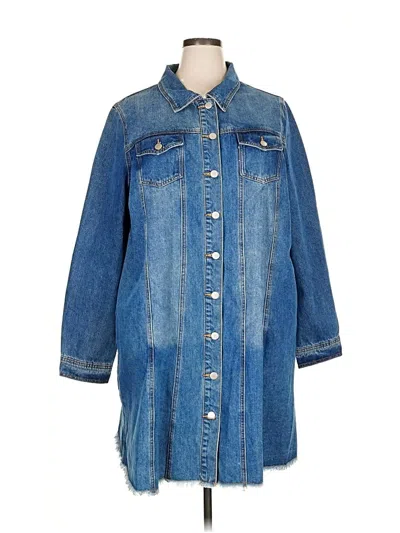 Pre-owned Agnes Orinda Denim Jacket In Blue