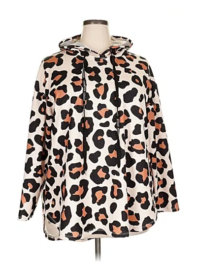 Pre-owned Champion Pullover Hoodie In Brown