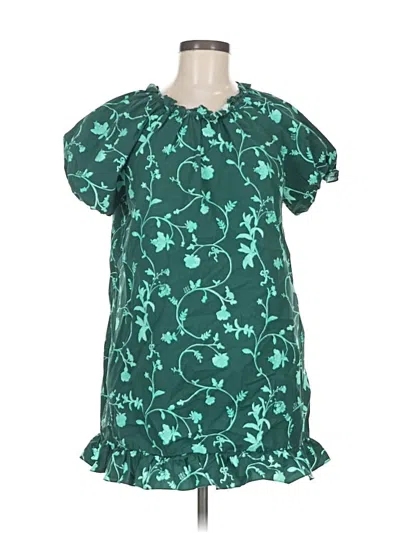 Pre-owned Hill House Short Sleeve Blouse In Blue