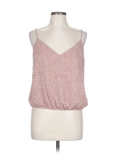 Pre-owned Nine Britton Sleeveless Top Red Sweetheart Neckline Tops