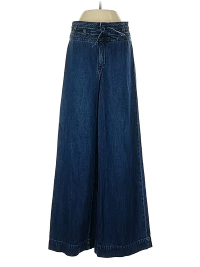 Pre-owned Free People Jeans In Blue