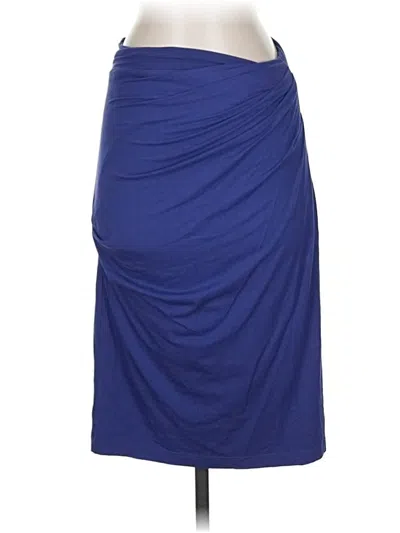 Pre-owned Mm. Lafleur Casual Skirt In Blue