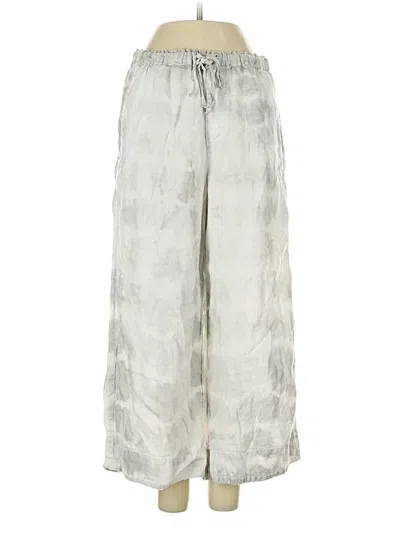 Pre-owned Bella Dahl Linen Pants In Silver