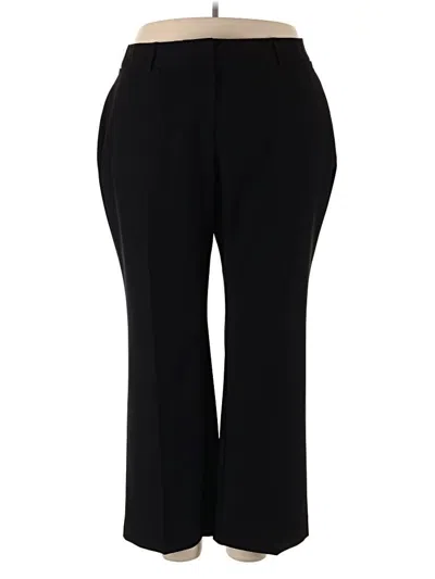 Pre-owned Lane Bryant Dress Pants In Black